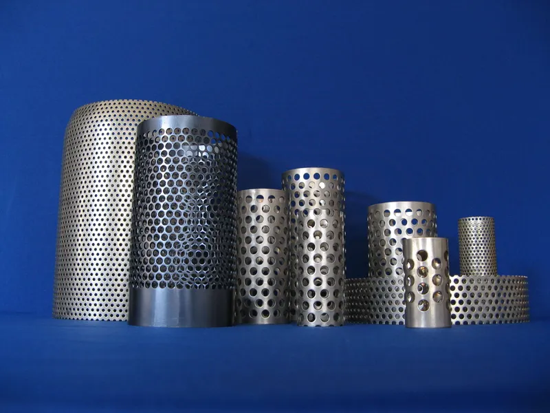 Perforated sheet filters