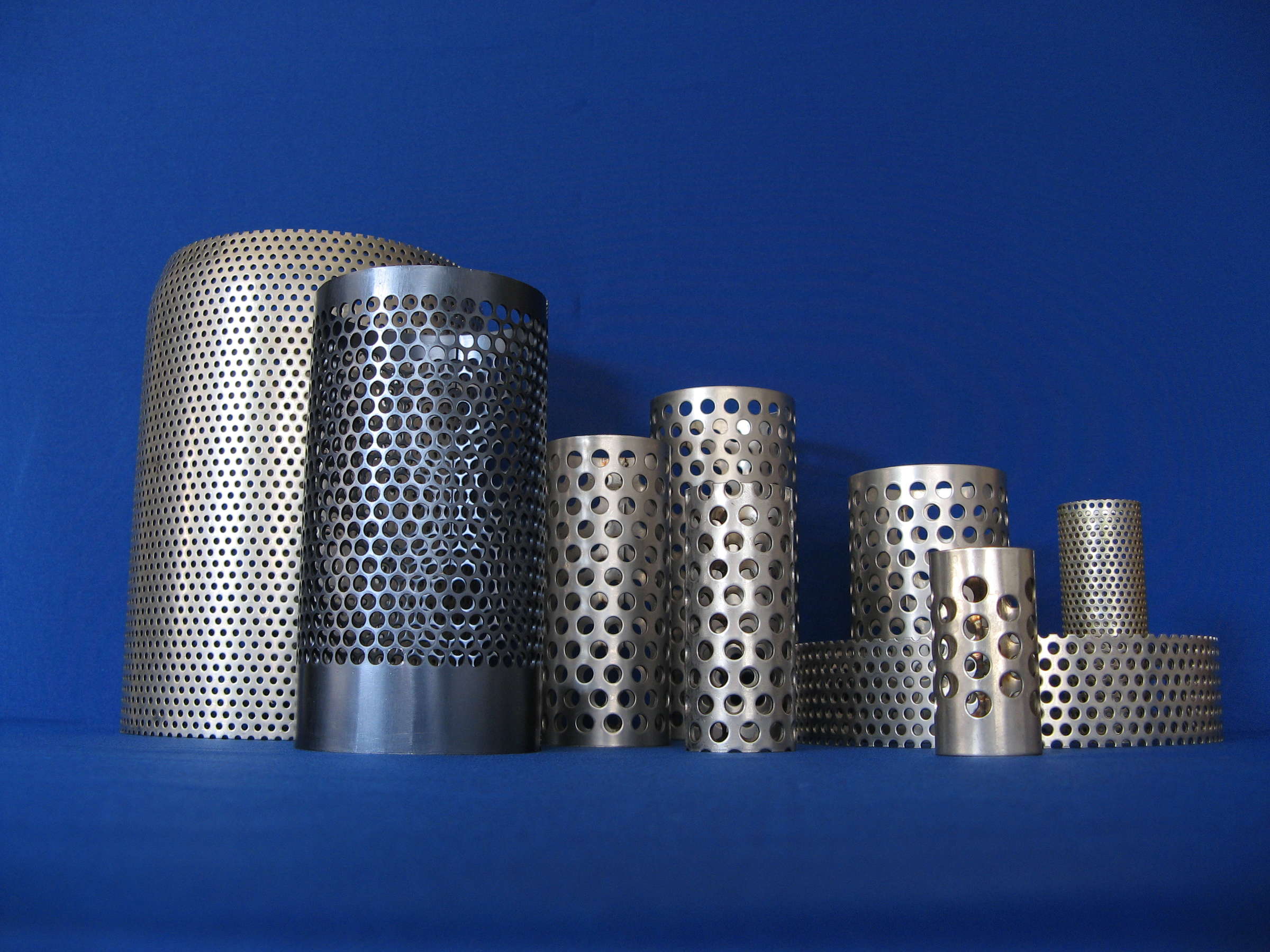 Perforated sheet filters
