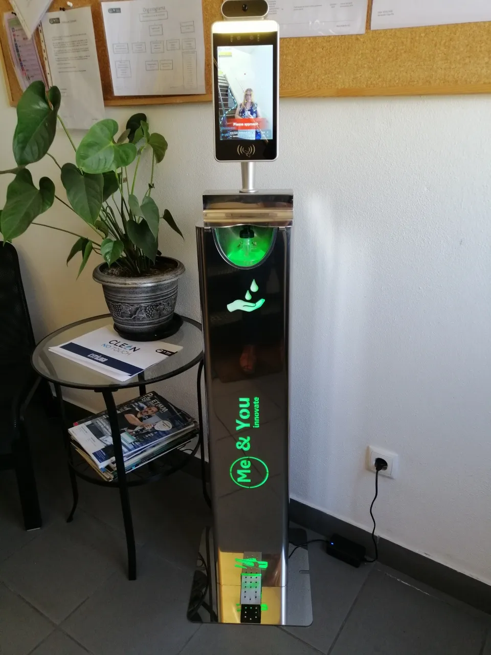 GEL-DISPENSER mit Temperaturmessung
