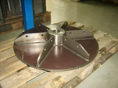 Schweißteil mit Vor- und Endbearbeitung