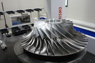titanium impeller and alluminium blisk