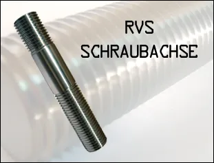 RVS Schraubachse