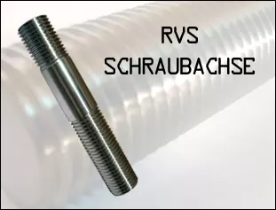 RVS Schraubachse