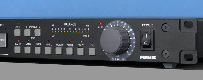 Frontplatte MTX-Monitor - FUNK TONSTUDIOTECHNIK