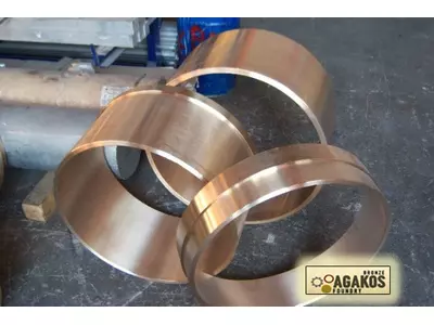 Bronzeringe vorgedreht