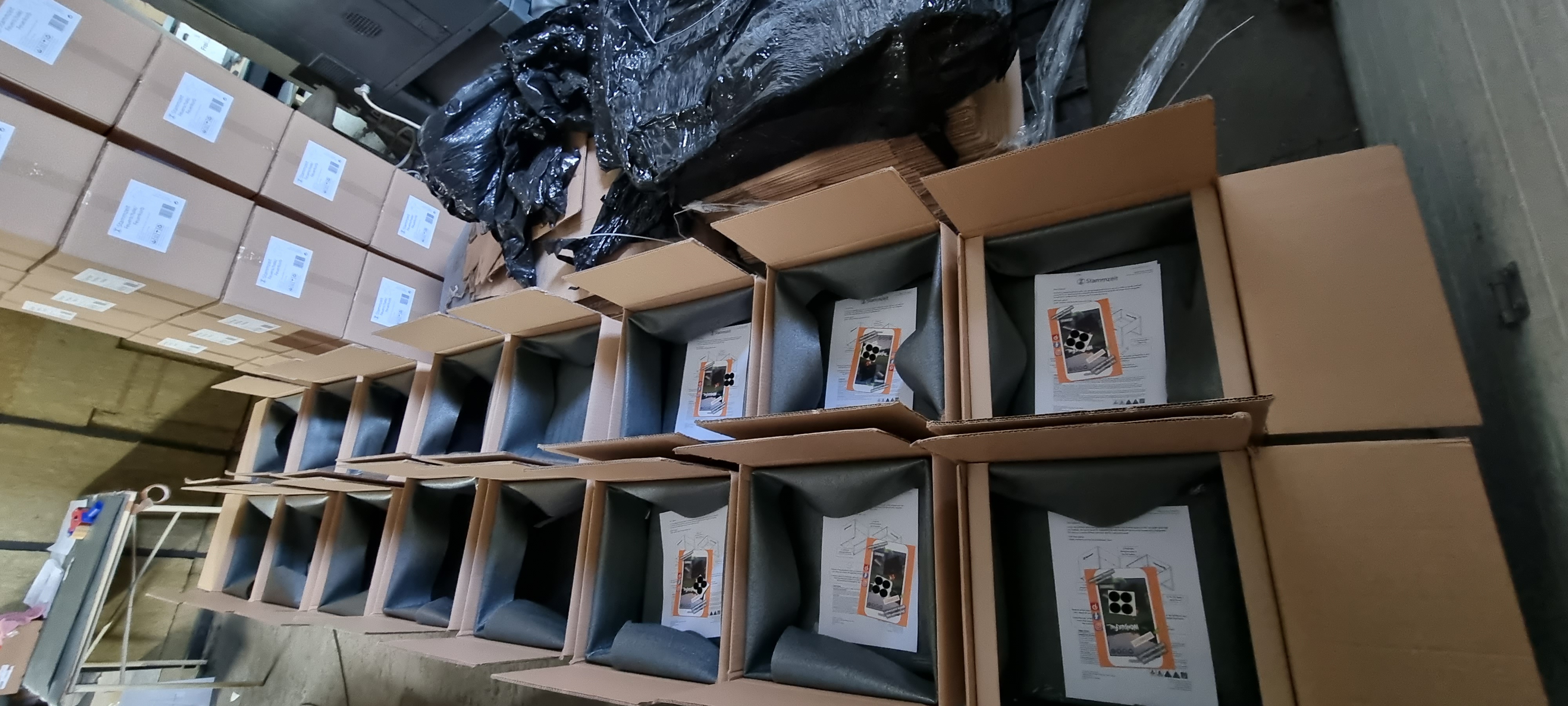 Packed products