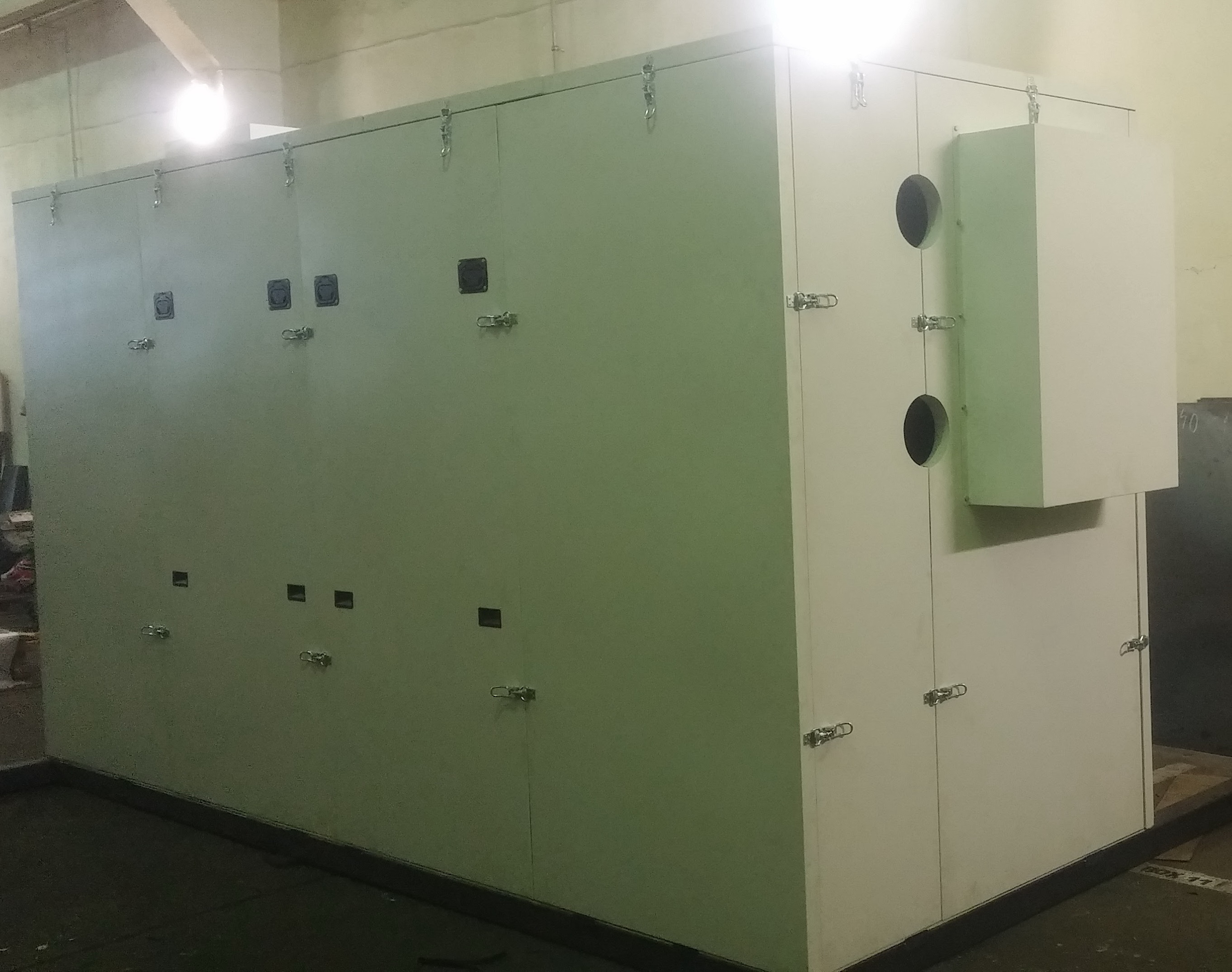 Sound proof container