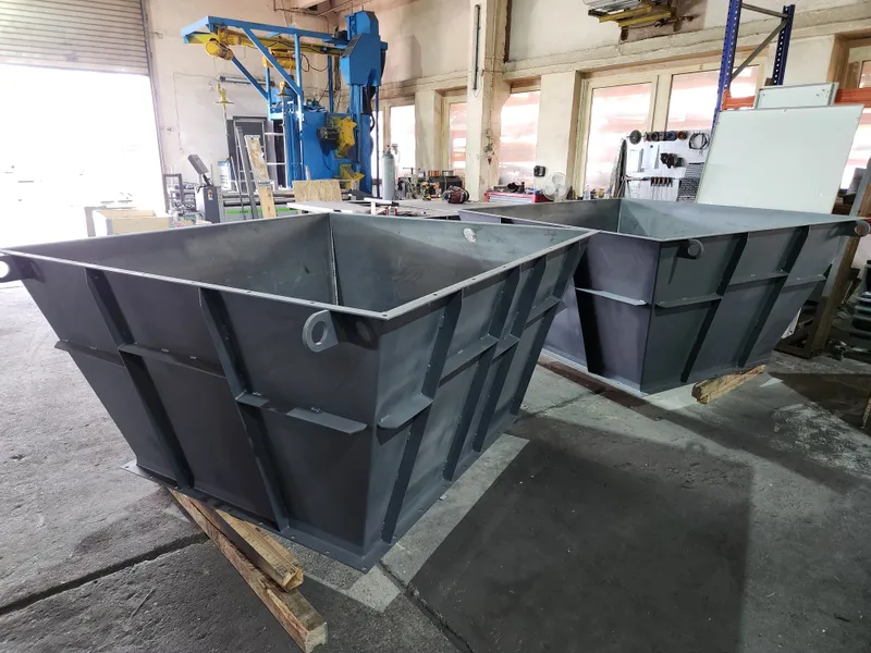 Welded sheet metal structure