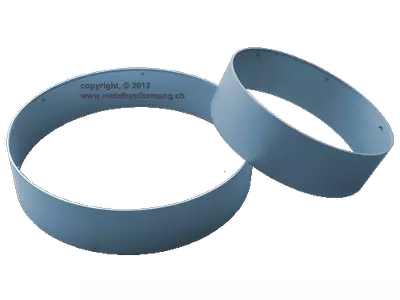 Leuchtenring (Tiefziehen / Drehen / Bolzen schweissen / Schleifen / Eloxieren)