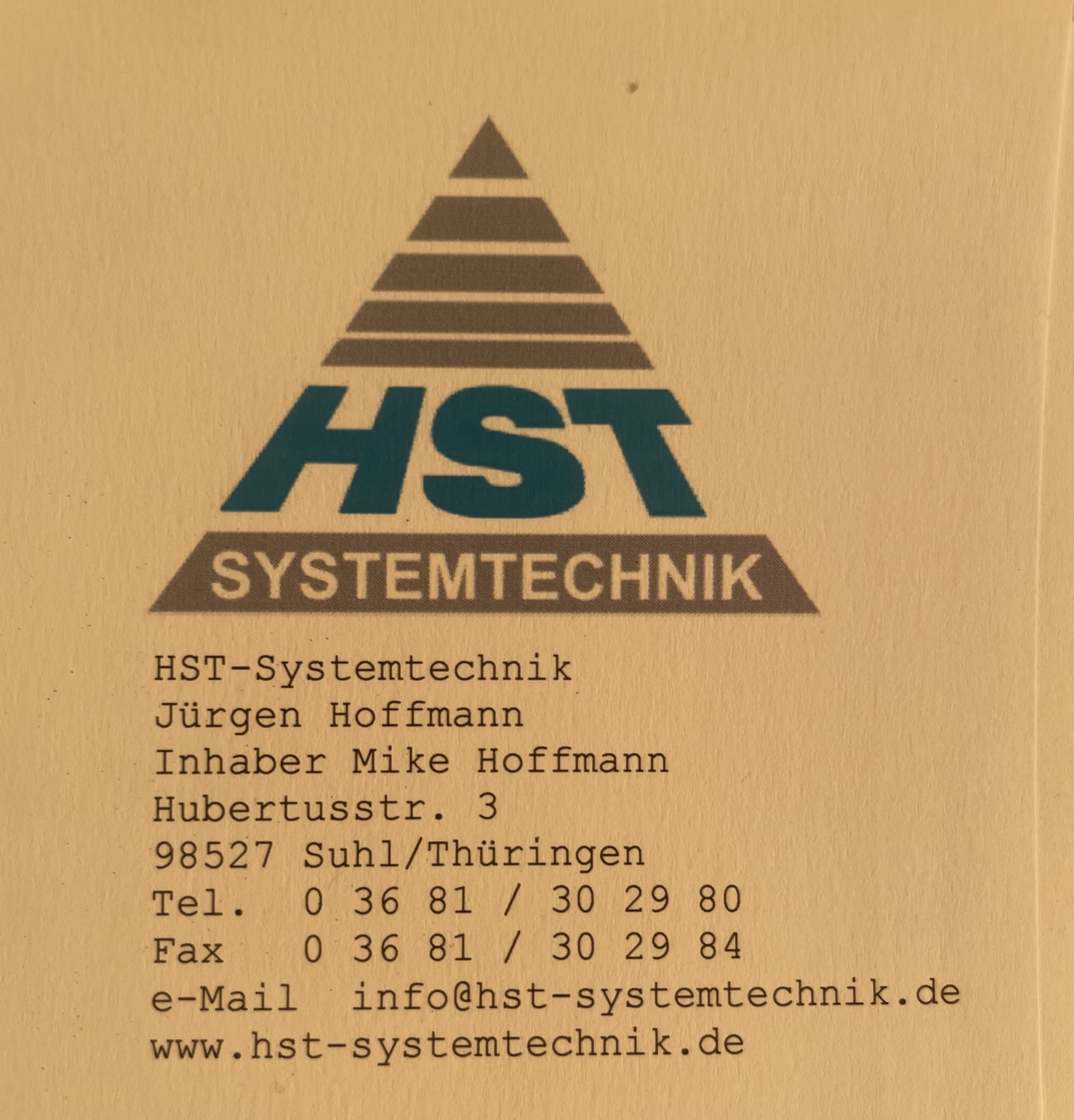 HST-Systemtechnik - Jürgen Hoffmann Logo