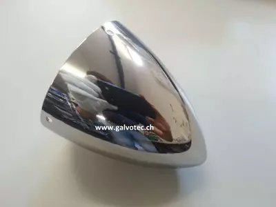 Propellerspitze Karbon (CFK), glanzverchromt