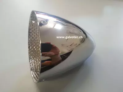 Propellerspitze Karbon (CFK), glanzverchromt