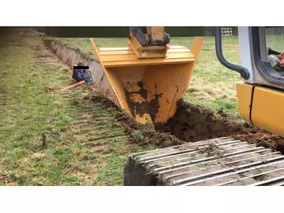 Grabenbaggerschaufel