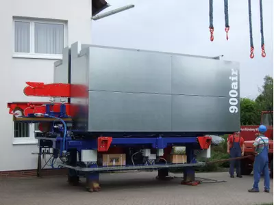 Schleifmaschine für Planziegel