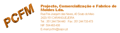 PCFM  Proj. Com. Fabrico de Moldes Lda Logo