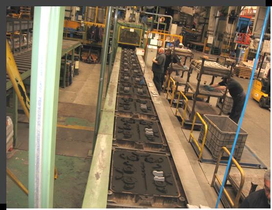 Automatic moulding line