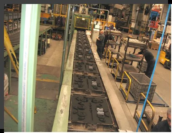 Automatic moulding line