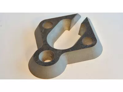 Produktionsbeispiel aus Leichtmetall  -  5-Achs-Schneiden