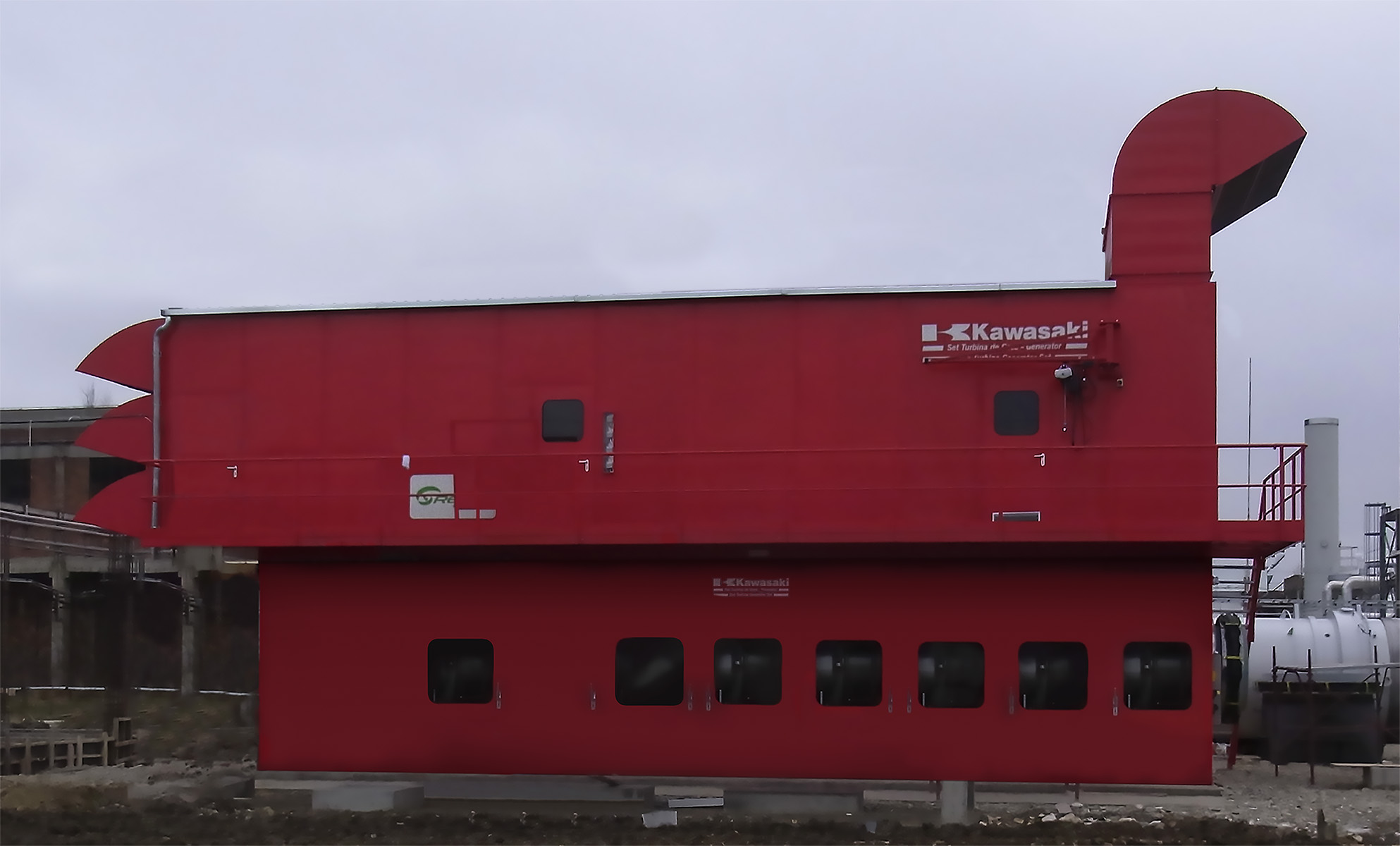 Gasturbine schallschutz