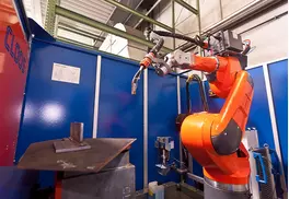 Roboterschweißzelle