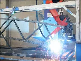 Roboterschweißzelle