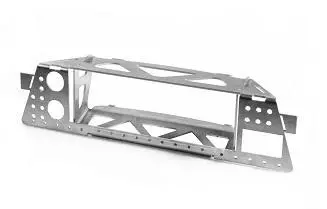 Radioeinfassung aus Aluminium