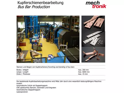 Kupferschienenbearbeitung