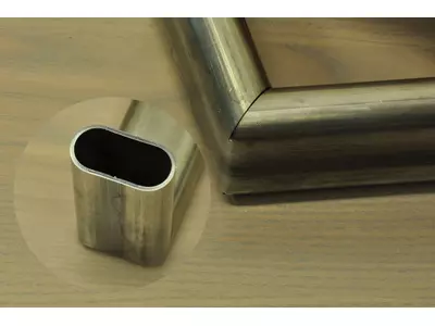 Knickecke 100° Ovalrohr 25x50x2