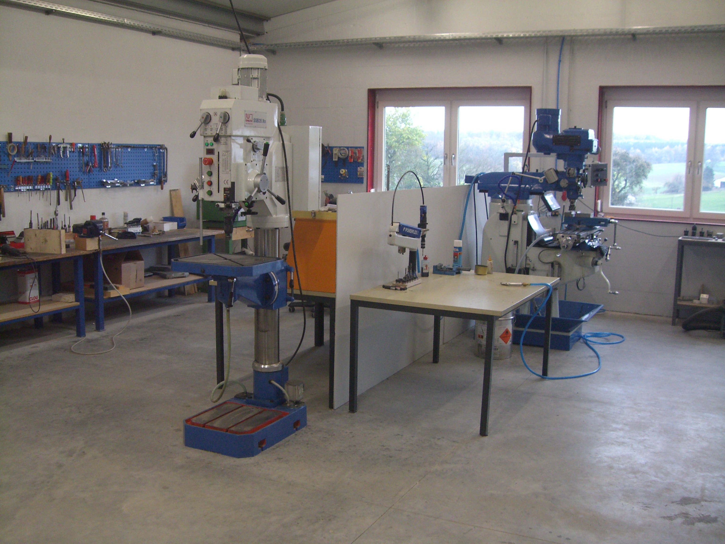 Innenansicht Produktionshallen
