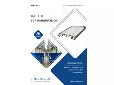 Bauteil für Bahninteri