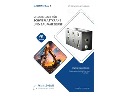 Steuerblock für Schwerlastkräne und Baufahrzeuge