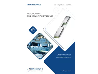 Trageschiene für Monitorsysteme
