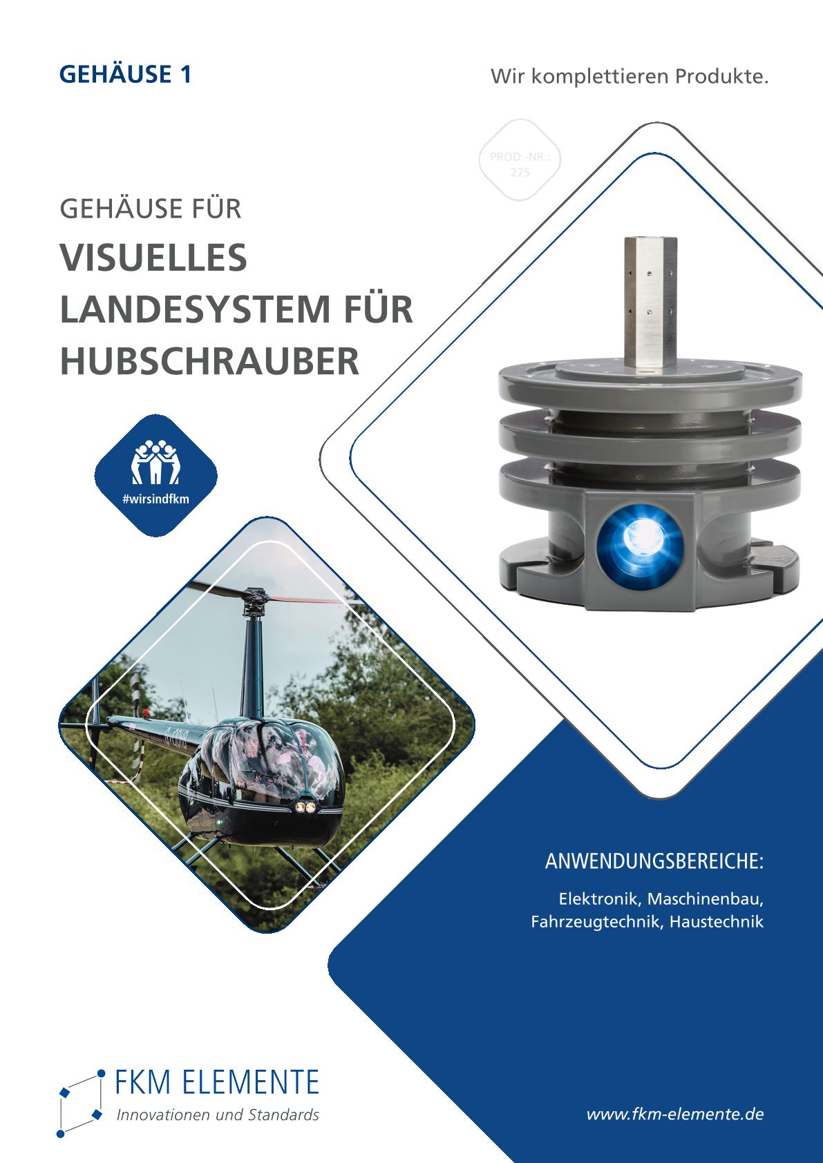 Visuelles Landesystem Für Hubschrauber