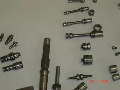 Verschiedene Bauteile