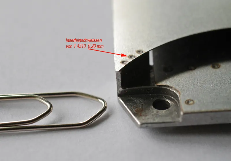 Welded part
