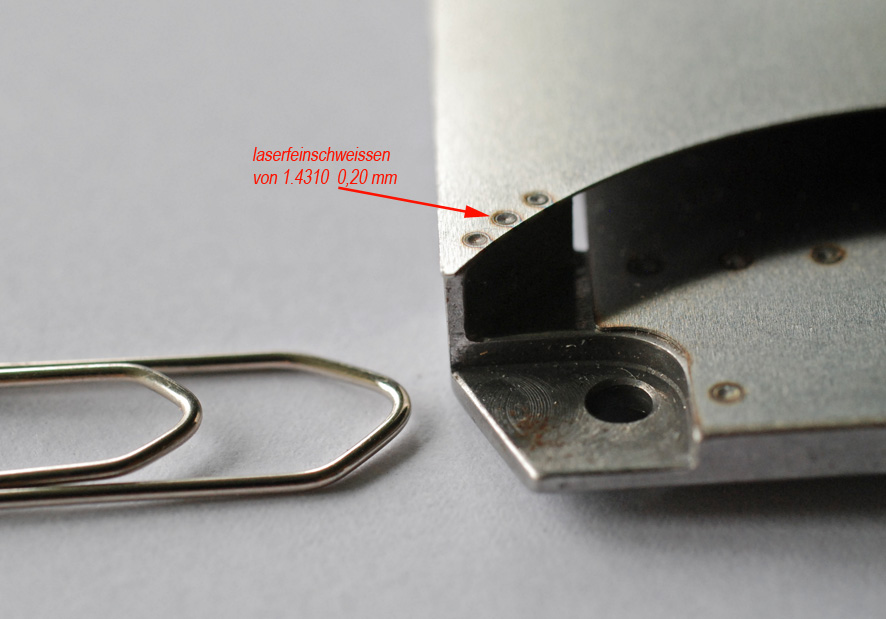 Welded part