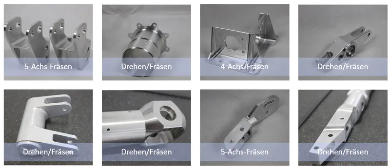 3 bis 5-Achs-Fräsen/Drehen