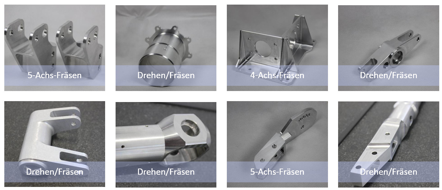 3 bis 5-Achs-Fräsen/Drehen