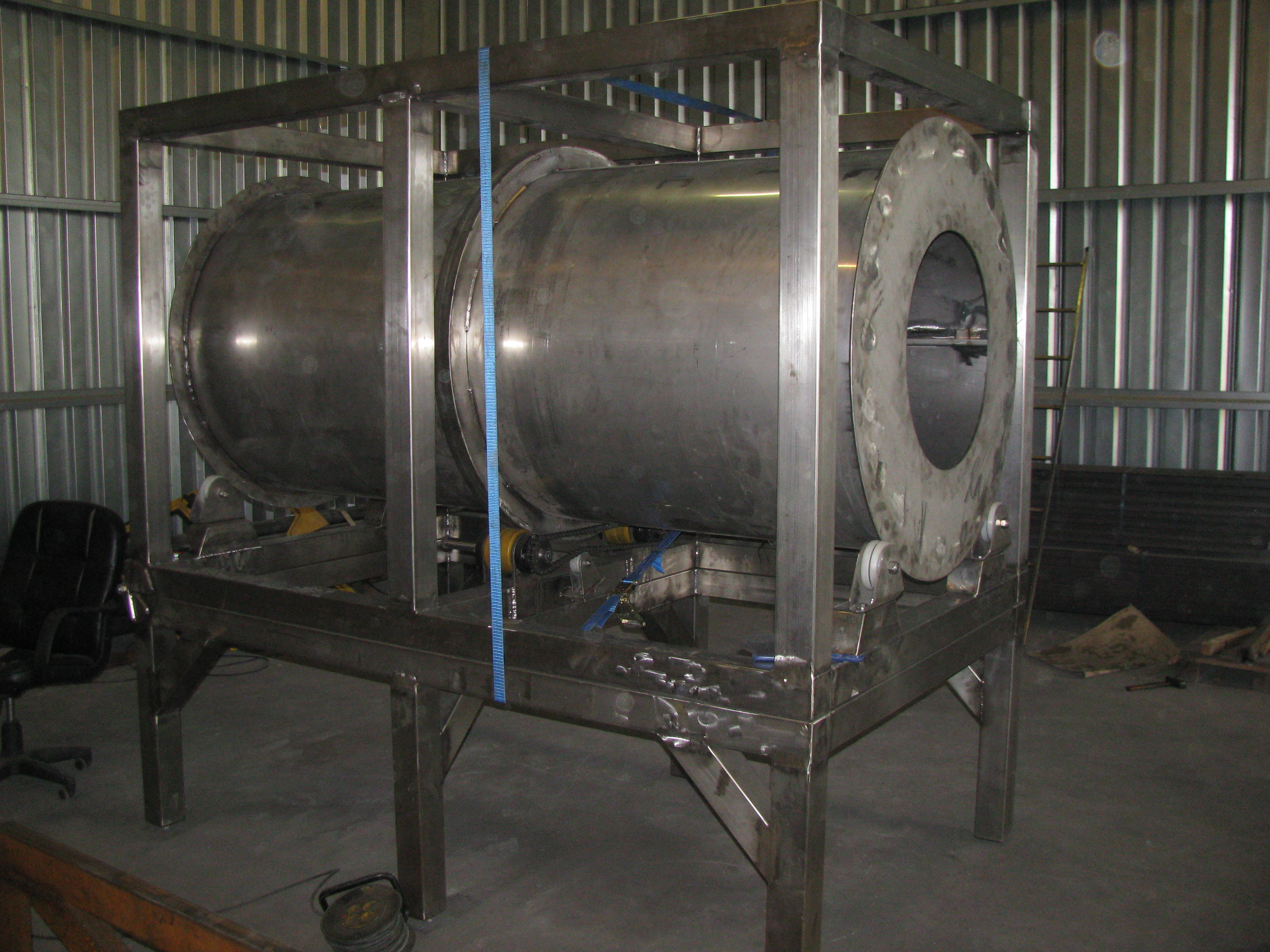 Stainless steel food mixer