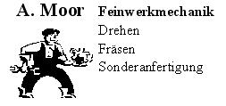 A. Moor Feinwerkmechanik Logo