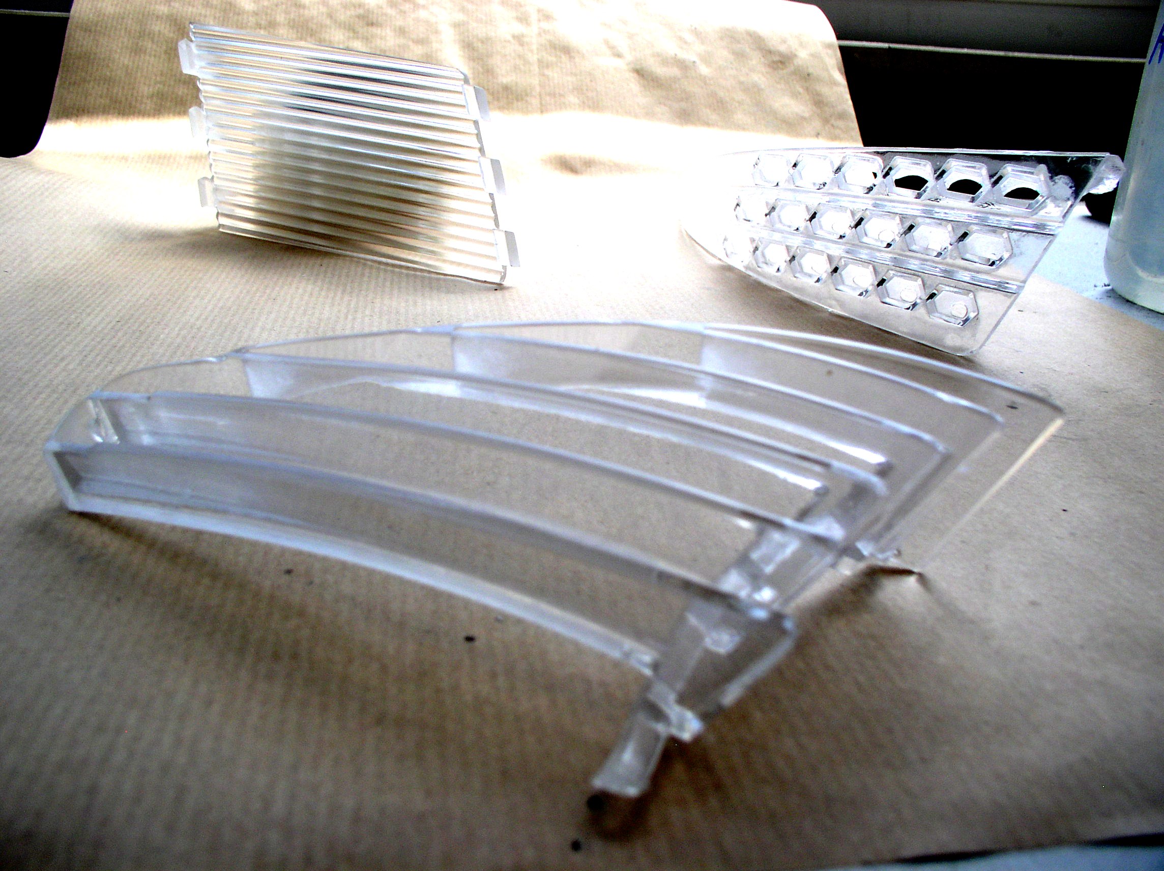 Transparente Kunststoffteile