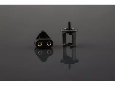 Anschlag uns Stössel für Membrane