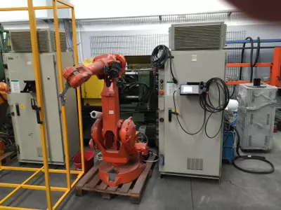 Roboterschweißzelle 3 Stück