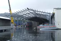 Überdachung der Verladestraße