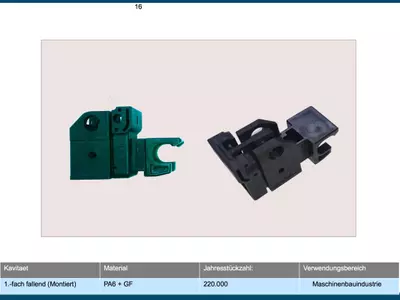 KUNSTSTOFF - SPRITZGUSS Zusammenbau Teile