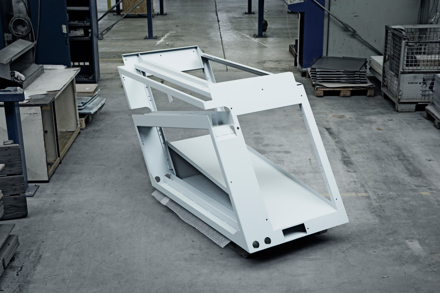 Gestell Briefsortieranlage
