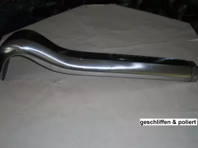 Stoßecke geschliffen und poliert