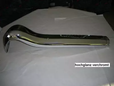 Stoßecke vernickelt und verchromt