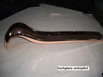 Stoßecke verkupfert