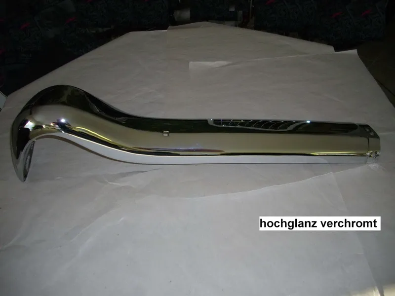Stoßecke vernickelt und verchromt